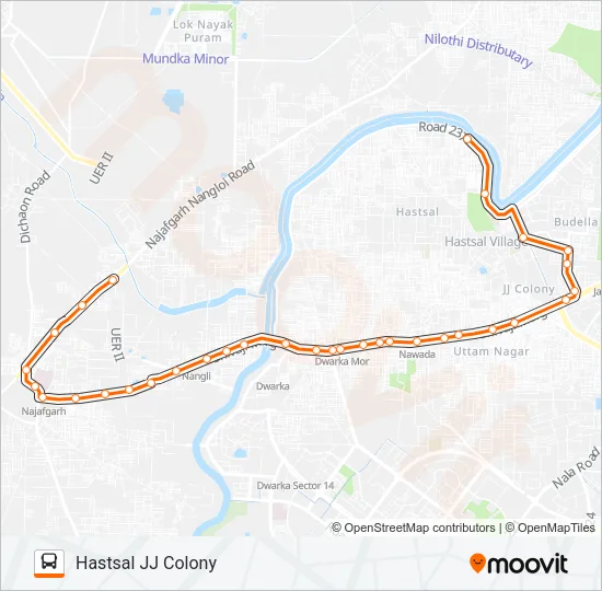 824LSTL2 Bus Line Map