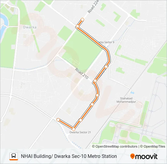DW-2LSTL Bus Line Map