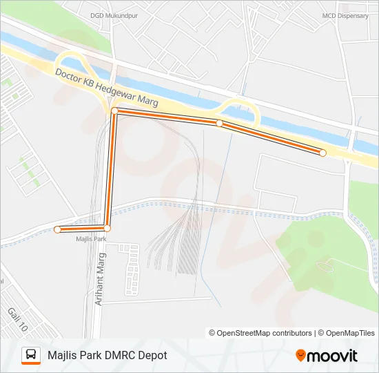 MC715STL Bus Line Map