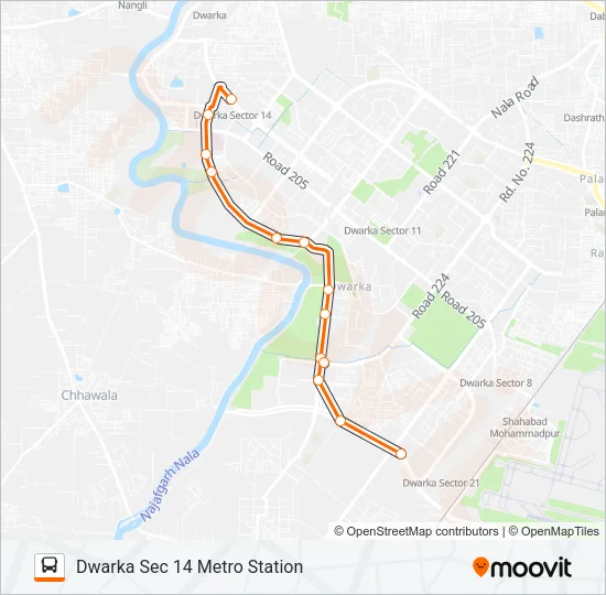 RL-75STL Bus Line Map