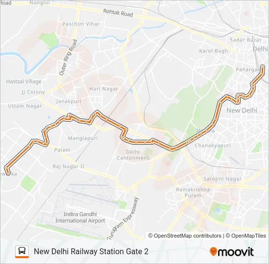 RL-77EXT Bus Line Map