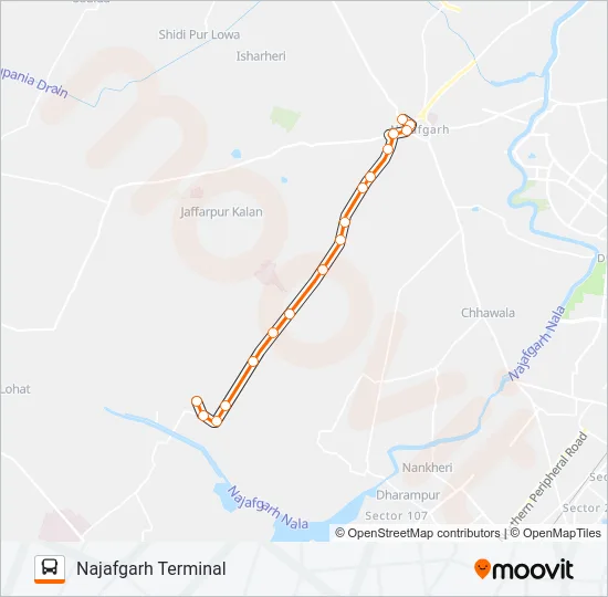 AIR-08STL Bus Line Map