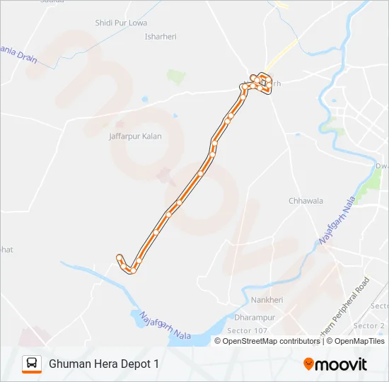 AIR-08STL Bus Line Map