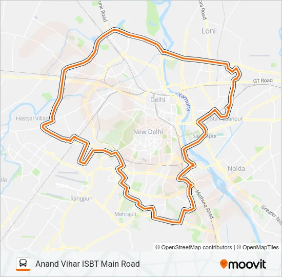 (+)OUTERMUDRIKA Bus Line Map