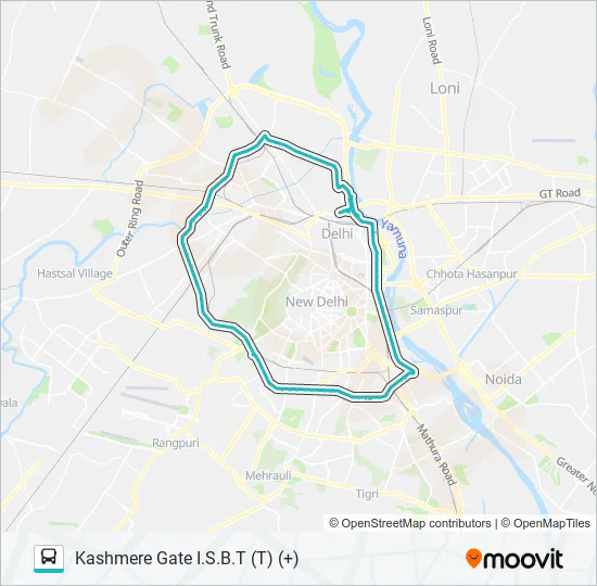 TMS (+) Bus Line Map