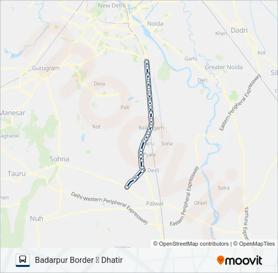 915A Bus Line Map