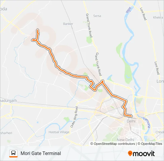 123DWN Bus Line Map