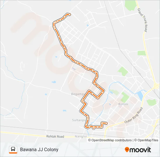 919DWN Bus Line Map