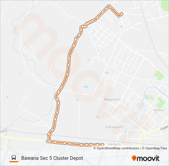 905STLDWN Bus Line Map