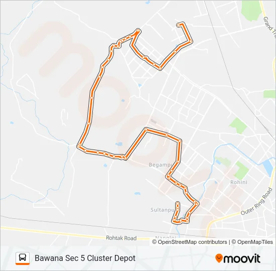 992STLDWN Bus Line Map