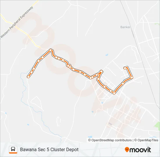 114CSTLDWN Bus Line Map