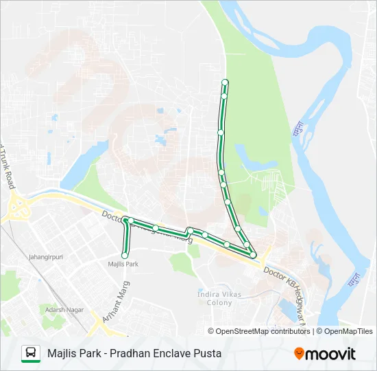 MBS-001 Bus Line Map