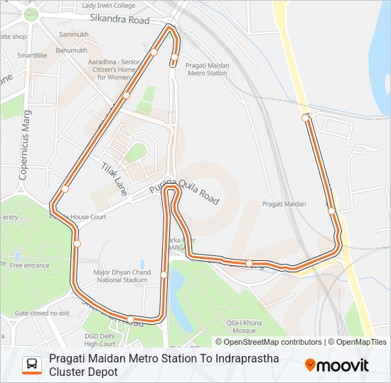 SC-IP Bus Line Map