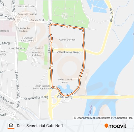 DS CIRCULAR Bus Line Map