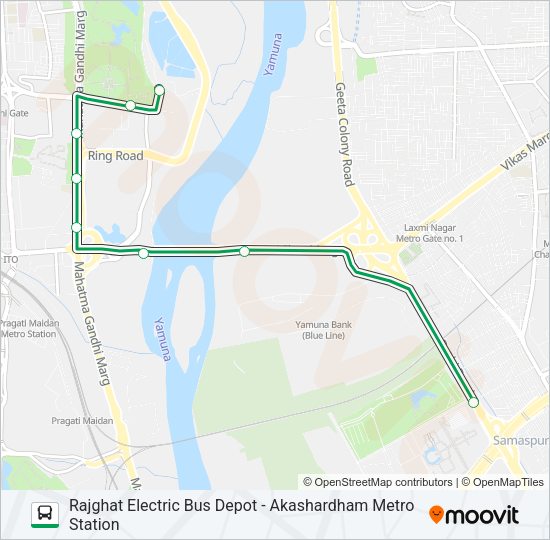 MS-1STL Bus Line Map