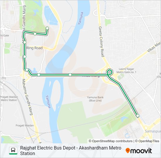 MS-1STL Bus Line Map