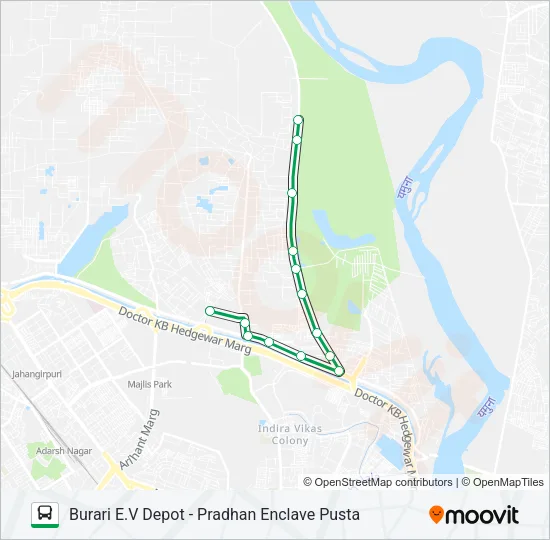 MBS-001STL Bus Line Map