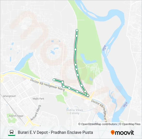 MBS-001STL Bus Line Map