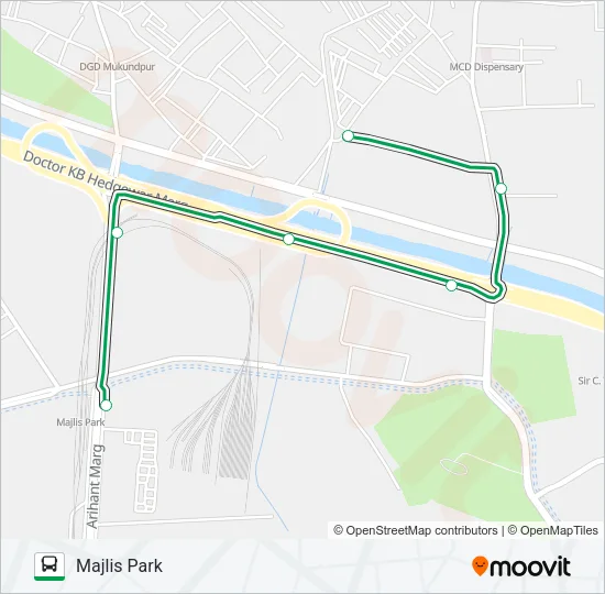 MBS-001LSTL Bus Line Map