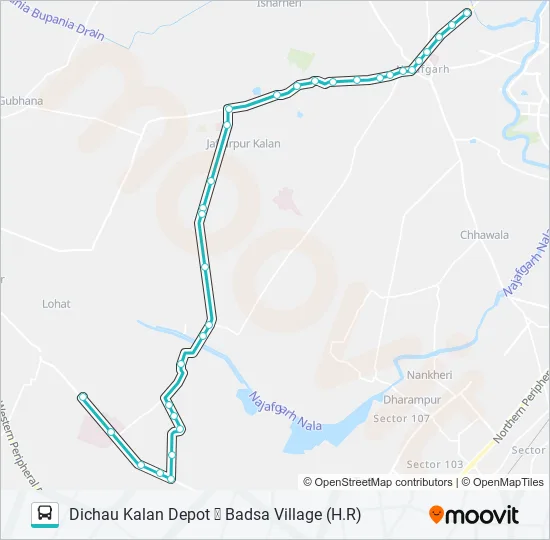 NCR Bus Line Map