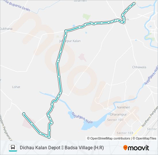 NCR bus Line Map