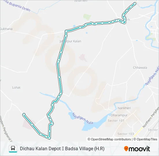 NCR Bus Line Map
