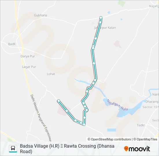 NCR Bus Line Map