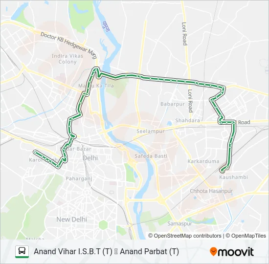 212 Bus Line Map