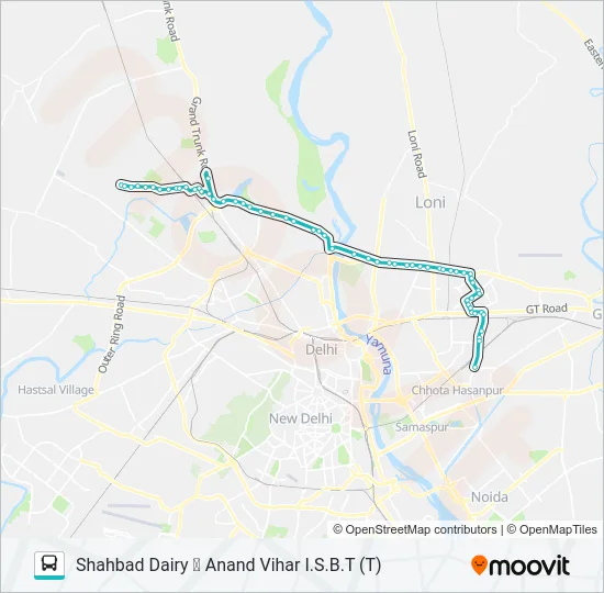 165A Bus Line Map
