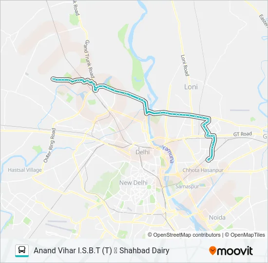 165 Bus Line Map