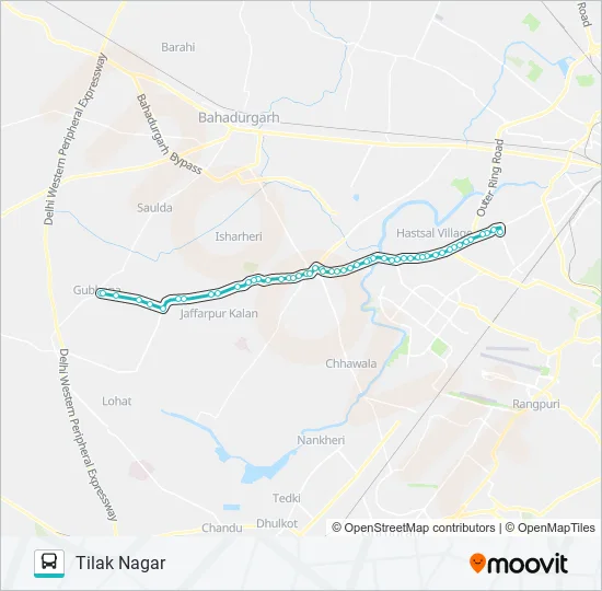 NCR Bus Line Map