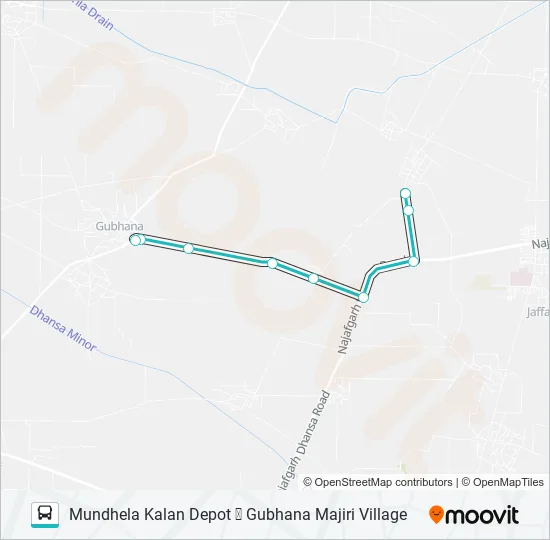 NCR Bus Line Map
