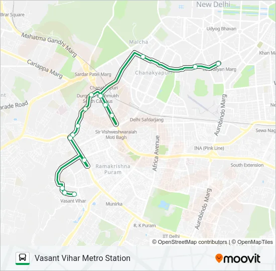 MBS-003 Bus Line Map