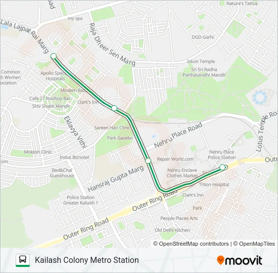 MBS-04STL Bus Line Map