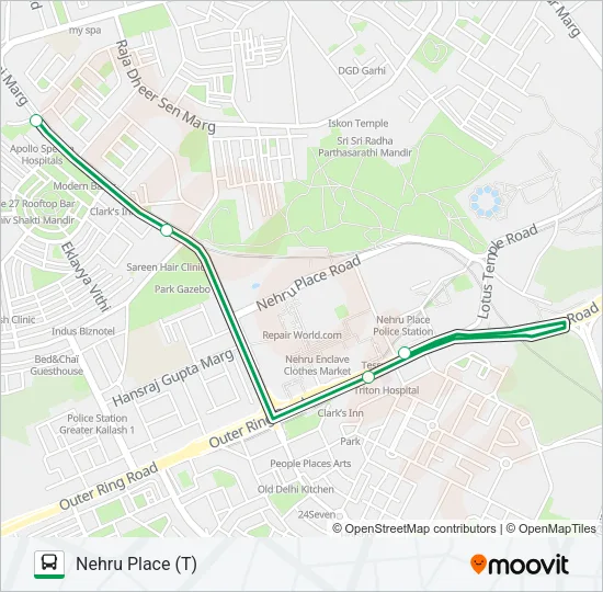 MBS-04STL Bus Line Map