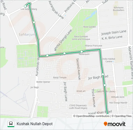 MBS-003STL Bus Line Map