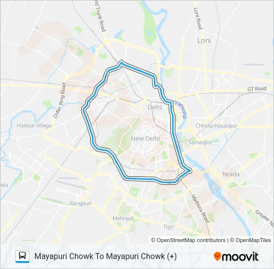 TMS (+) Bus Line Map
