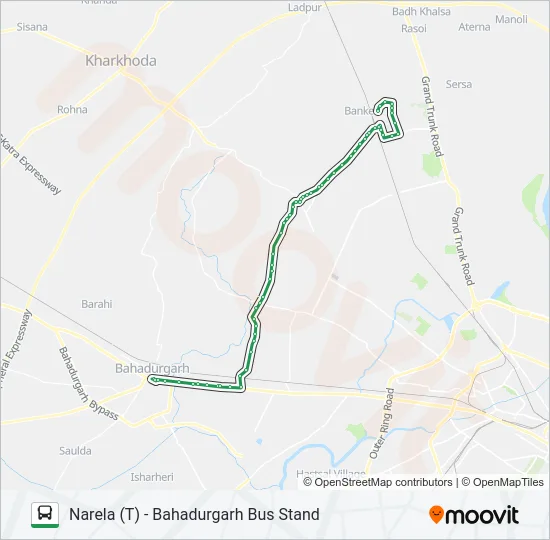 NCR Bus Line Map