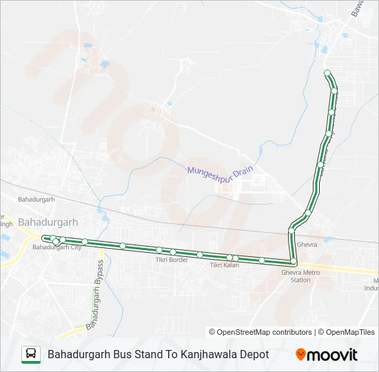 NCR Bus Line Map