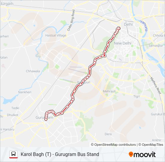 AC-NCR bus Line Map