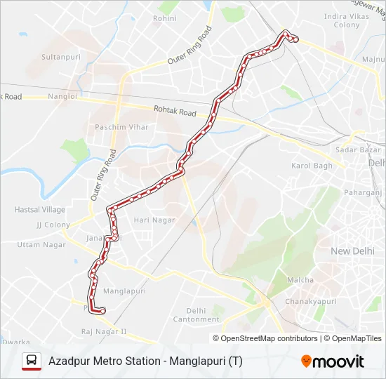 AIR-05 Bus Line Map
