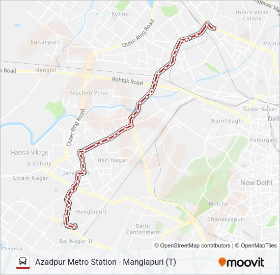 AIR-05 Bus Line Map