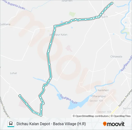 NCR Bus Line Map