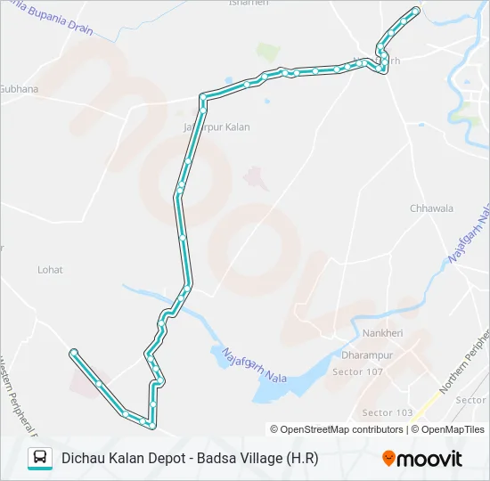 NCR Bus Line Map