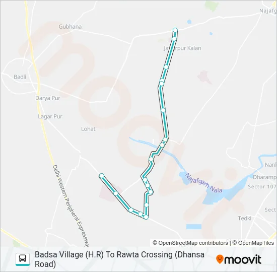 NCR Bus Line Map