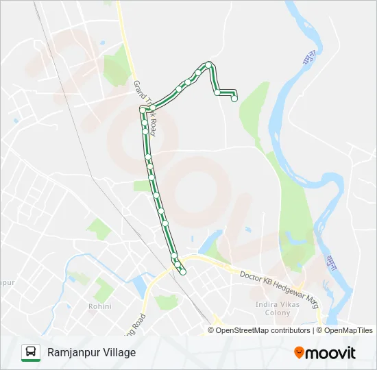 17 Bus Line Map