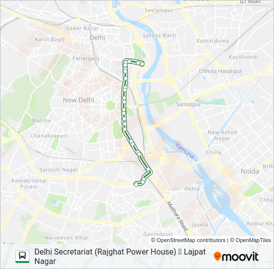 334 Bus Line Map