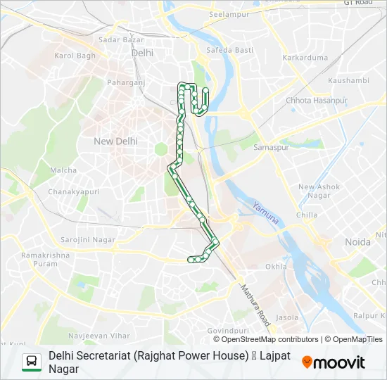 334 Bus Line Map