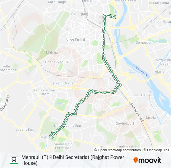 334 Bus Line Map