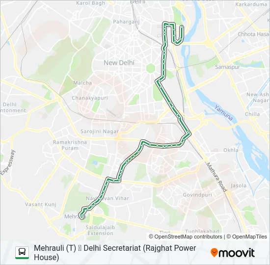 334 Bus Line Map